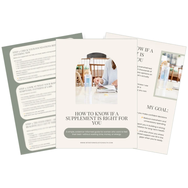 How to Know If a Supplement Is Right for You - Free Guide